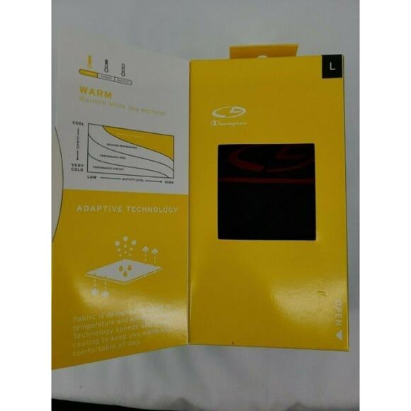 C9 Champion Baselayer Mens Size Large Pants Black Stretch Dry Wick Long Johns - Picture 2 of 3